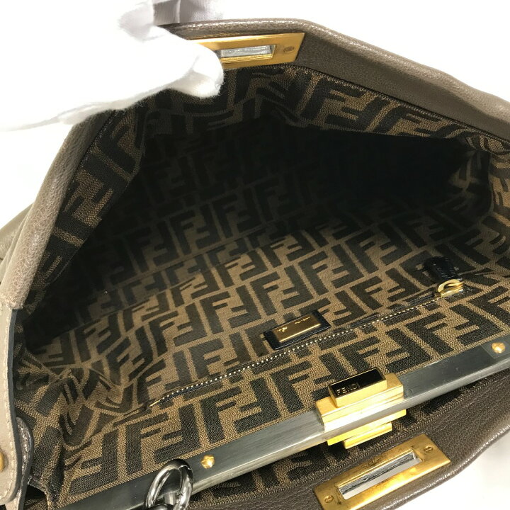楽天市場】FENDI フェンディ 8BN210 トートバッグ ピーカブー ラージ 