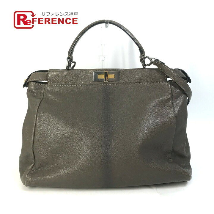 楽天市場】FENDI フェンディ 8BN210 トートバッグ ピーカブー ラージ 