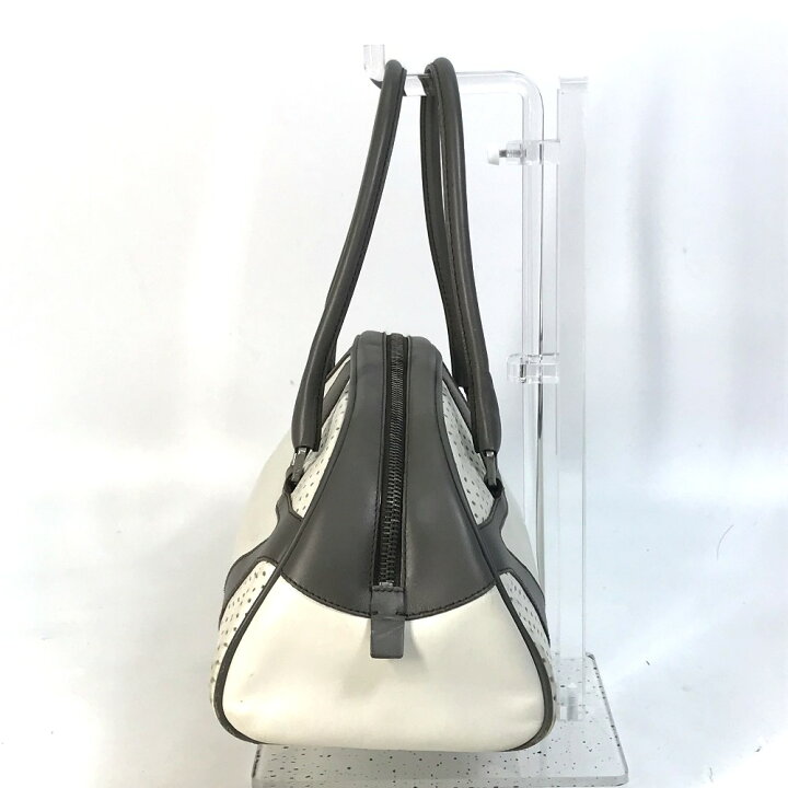 楽天市場】PRADA プラダ ロゴ ボーリングバッグ ボストンバッグ 