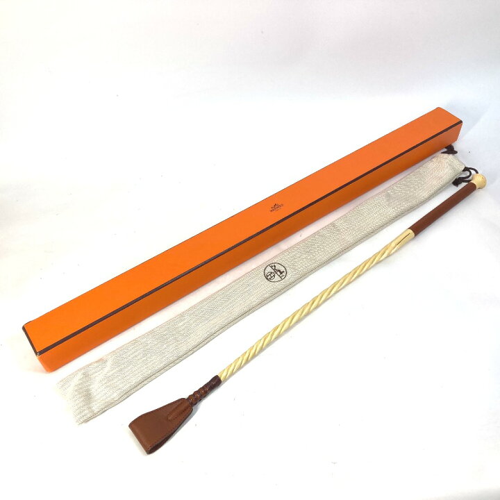 楽天市場】HERMES エルメス 馬具 乗馬用 クラヴァッシュ 70 ムチ 短鞭 