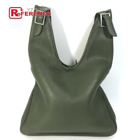 HERMES エルメス マサイPM カバン 2WAY バッグ 肩掛け ショルダーバッグ フィヨルド レディース カーキ系 【中古】