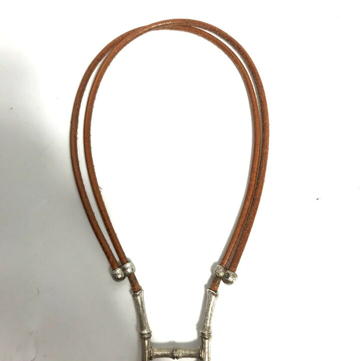 エルメス HERMES バンブー ホルターネックレス - ネックレス