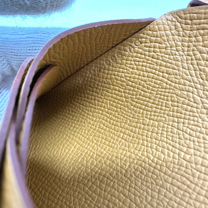 楽天市場】HERMES エルメス カルヴィ デュオ 名刺入れ 二つ折り 財布 