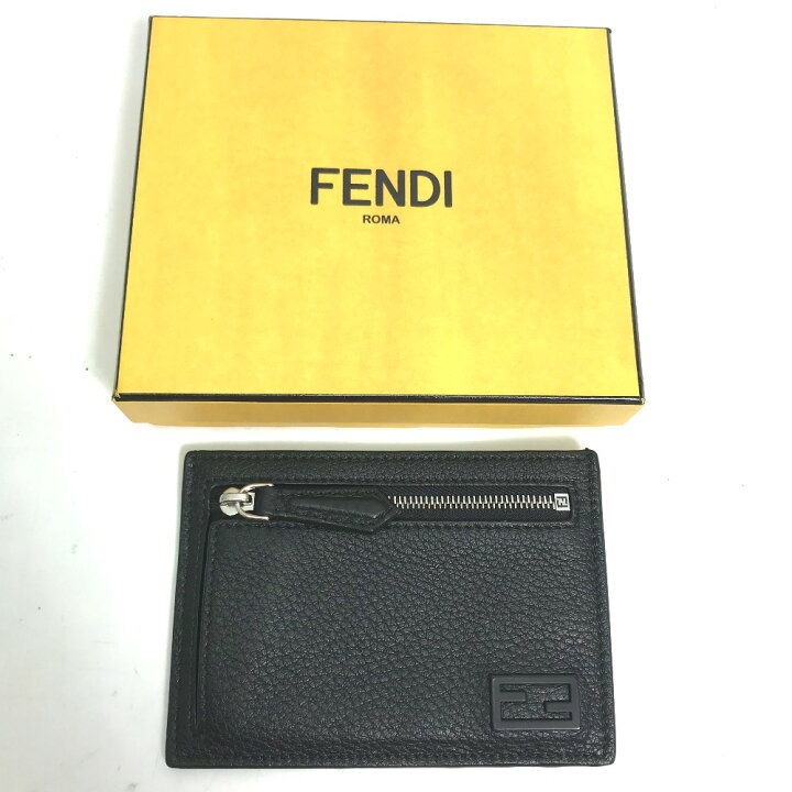 楽天市場】FENDI フェンディ 7M0310 フラグメントケース ロゴ 小銭入れ  