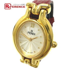 FENDI フェンディ 640L チェンジベルト 5色 クオーツ 腕時計 GP レディース ゴールド 【中古】