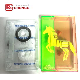 HERMES エルメス インテリア 置き物 カセットテープ 馬 雑貨 プラスチック レディース グリーン 【中古】