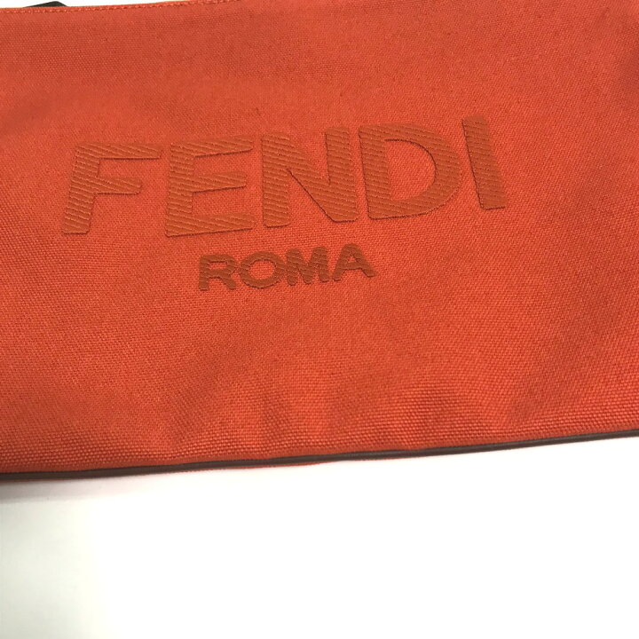 楽天市場】FENDI フェンディ ロゴ ポーチ カバン クラッチバッグ 