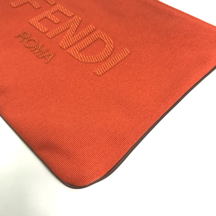 楽天市場】FENDI フェンディ ロゴ ポーチ カバン クラッチバッグ 