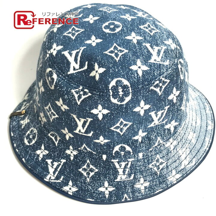 楽天市場】LOUIS VUITTON ルイヴィトン M77435 バケットハット デニム  