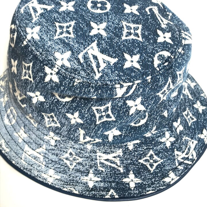 楽天市場】LOUIS VUITTON ルイヴィトン M77435 バケットハット デニム 