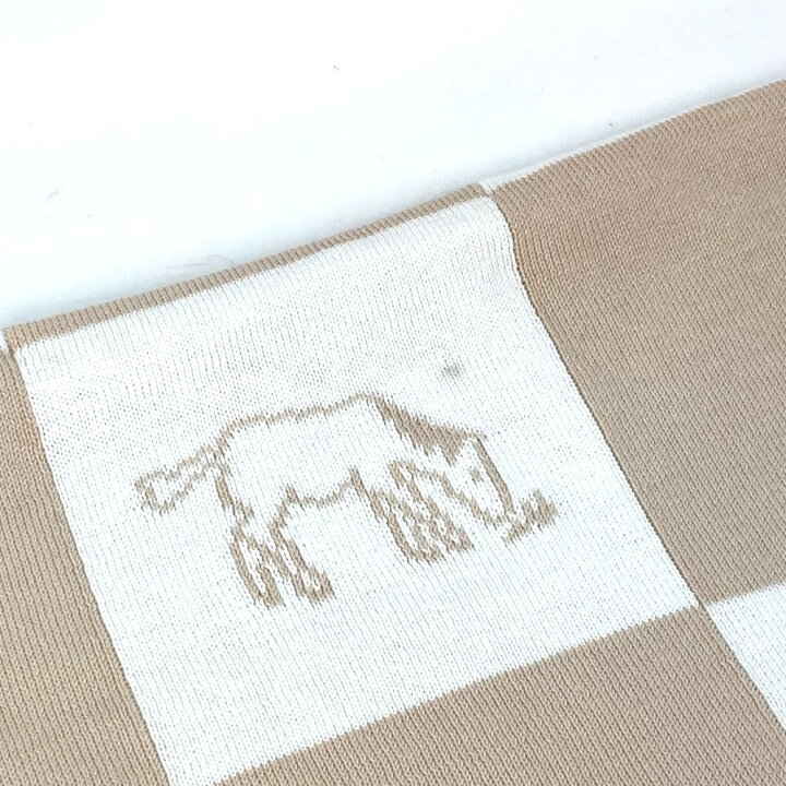 楽天市場】HERMES エルメス ベビー BABY 赤ちゃん アダダ 馬 毛布  