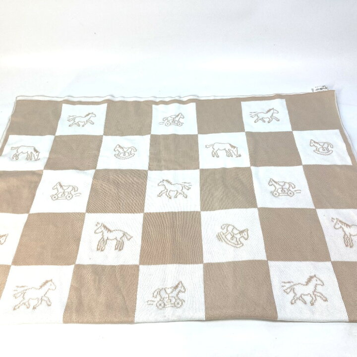 楽天市場】HERMES エルメス ベビー BABY 赤ちゃん アダダ 馬 毛布  