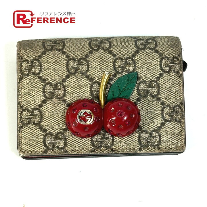 楽天市場】GUCCI グッチ 476050 GG チェリー さくらんぼ コンパクト  