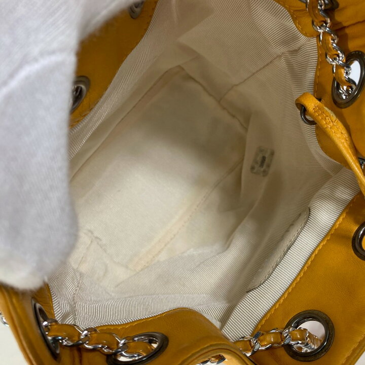 楽天市場】CHANEL シャネル CC ココマーク 巾着 チェーン リュック  