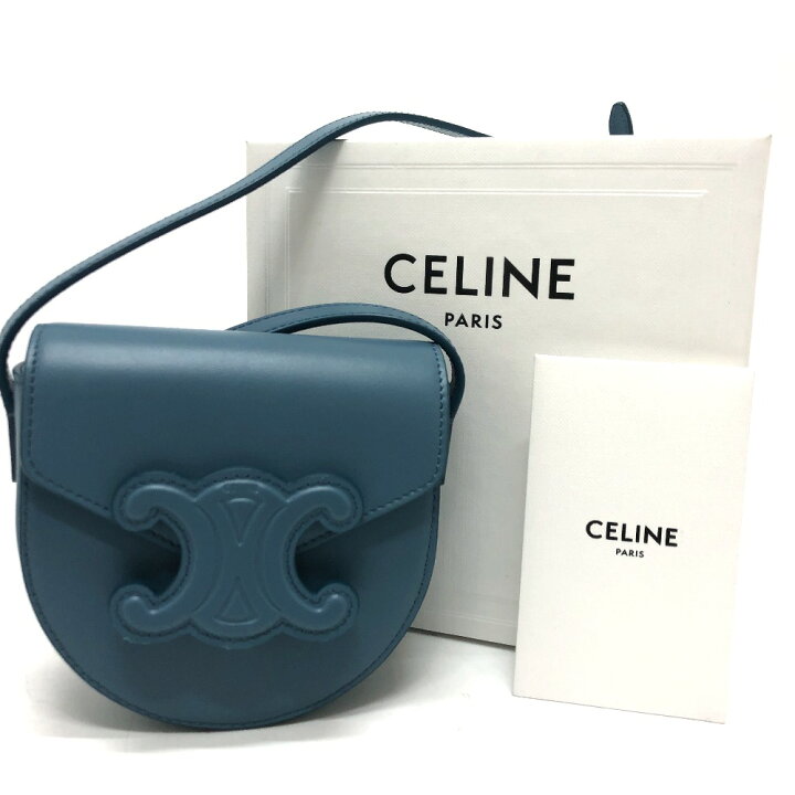 楽天市場】CELINE セリーヌ トリオンフ ミニ ブザス キュイル  