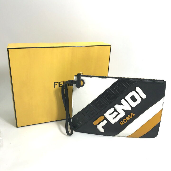 楽天市場】FENDI フェンディ 8BS021 ストライプ ストラップ付 FILA 