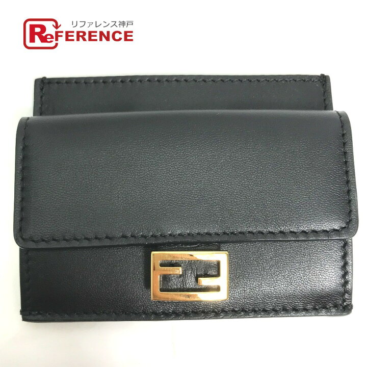 楽天市場】FENDI フェンディ 8M0423 バゲット カードホルダー 小銭入れ  