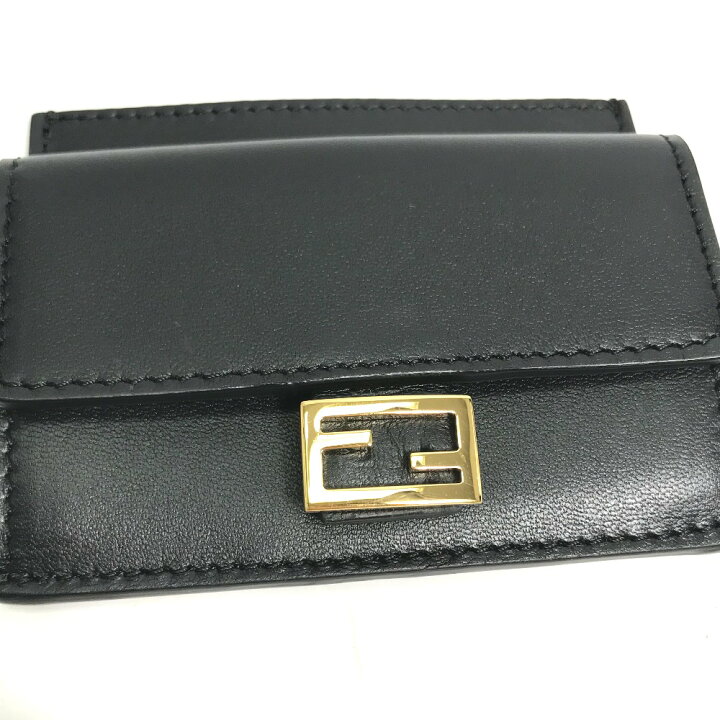 楽天市場】FENDI フェンディ 8M0423 バゲット カードホルダー 小銭入れ  