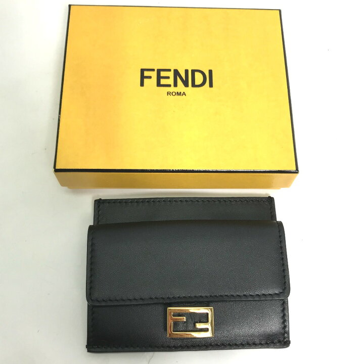 楽天市場】FENDI フェンディ 8M0423 バゲット カードホルダー 小銭入れ  