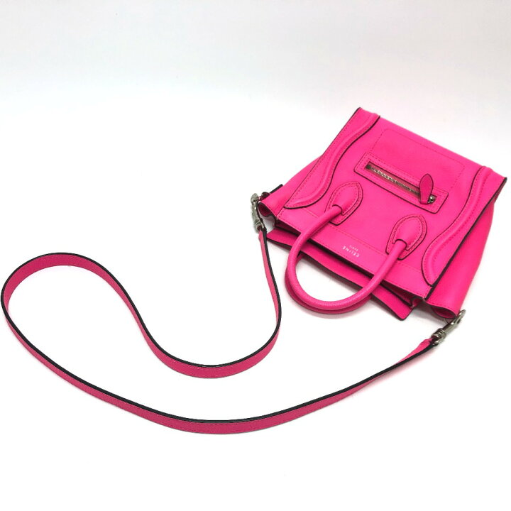 楽天市場】CELINE セリーヌ 18924 ラゲージ ミニショッパー カバン 