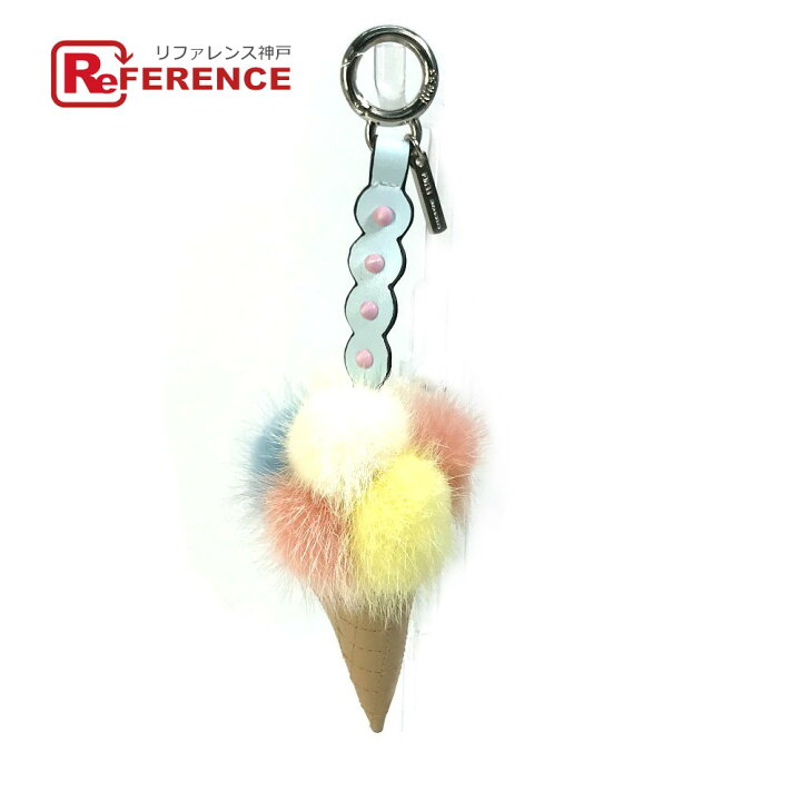 楽天市場】FENDI フェンディ アイスクリーム チャーム キーホルダー 