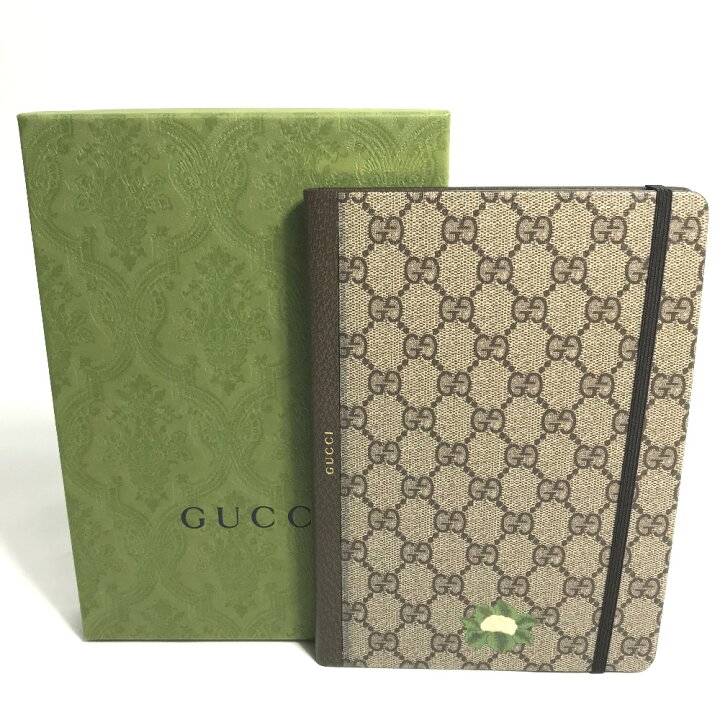 楽天市場】GUCCI グッチ GG ノートブック ステーショナリー ノート  