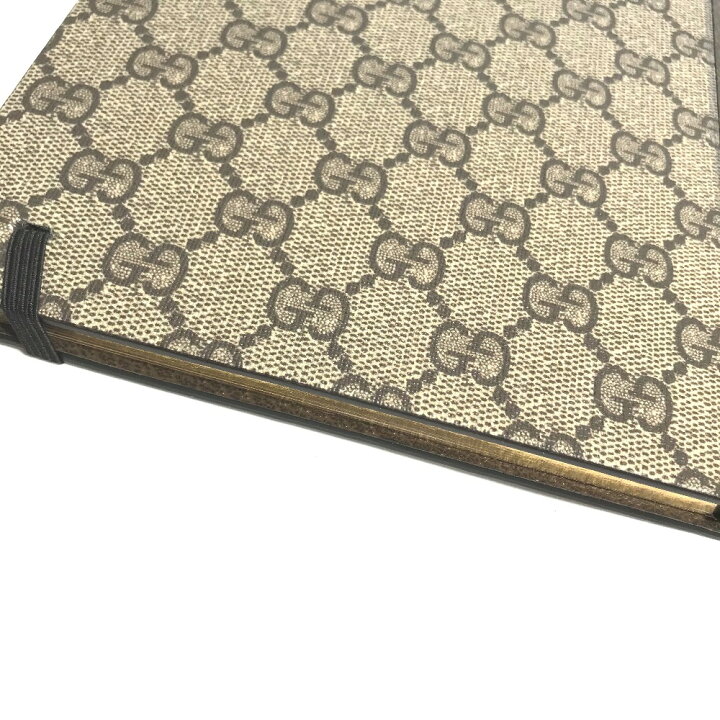 楽天市場】GUCCI グッチ GG ノートブック ステーショナリー ノート  