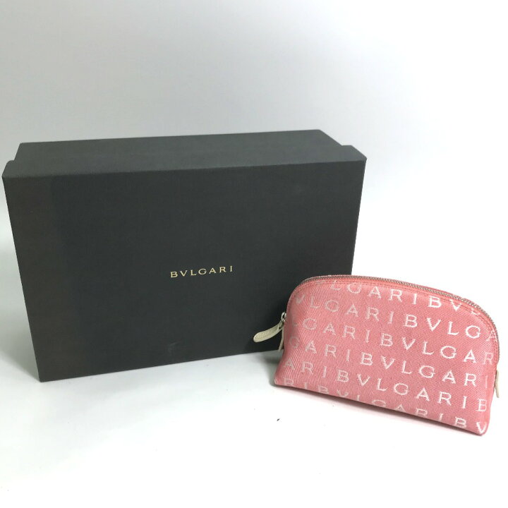 楽天市場】BVLGARI ブルガリ ロゴマニア メイクポーチ 化粧ポーチ 