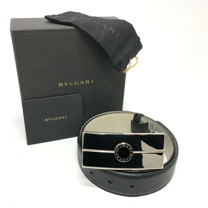 楽天市場】BVLGARI ブルガリ サークルロゴ ベルト レザー レディース 