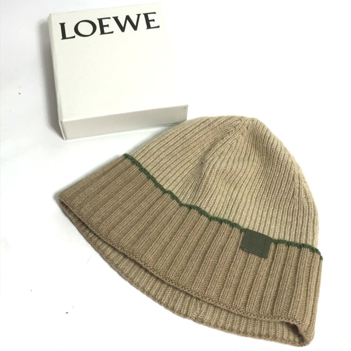 楽天市場】LOEWE ロエベ アナグラムロゴ ビーニー 帽子 ニット帽 