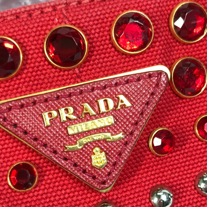 楽天市場】PRADA プラダ トライアングルロゴ 三角ロゴ プレート カナパ  