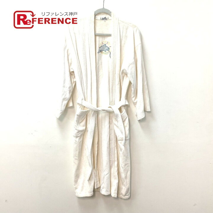 楽天市場】HERMES エルメス ロゴ バスローブ ガウン ルームウェア  