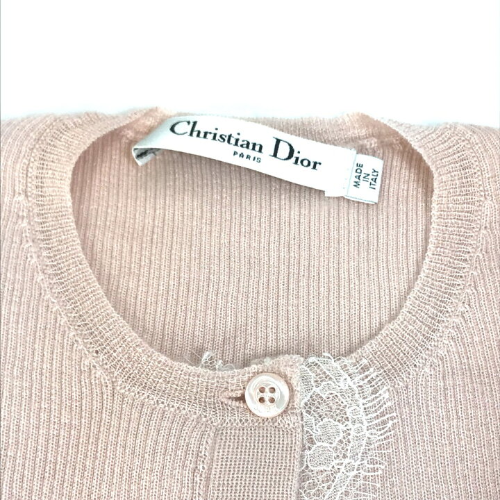 楽天市場】Dior ディオール レース ニット アウター 上着 長袖  