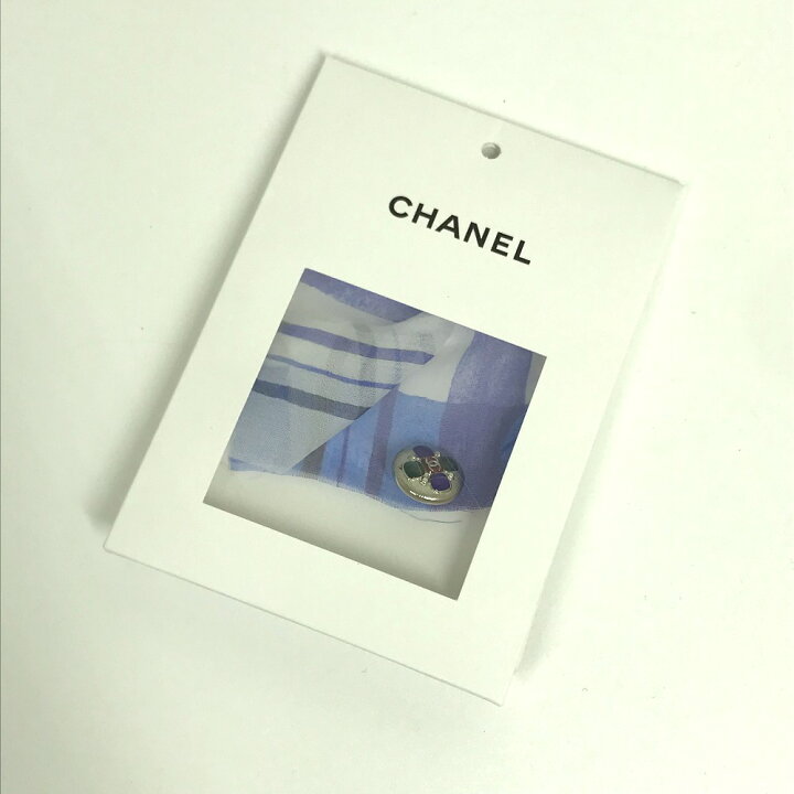 楽天市場】CHANEL シャネル P74508 CC ココマーク プリント モスリン  