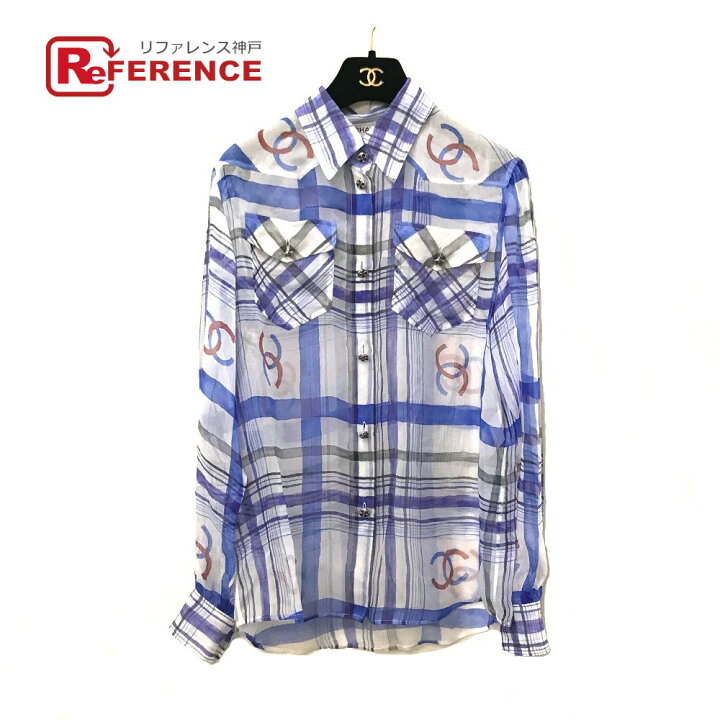 楽天市場】CHANEL シャネル P74508 CC ココマーク プリント モスリン  