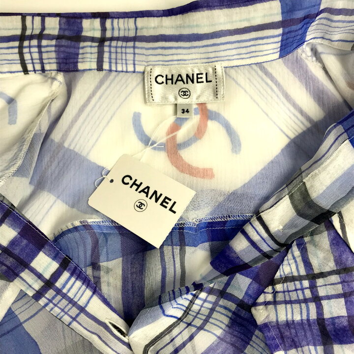 楽天市場】CHANEL シャネル P74508 CC ココマーク プリント モスリン  