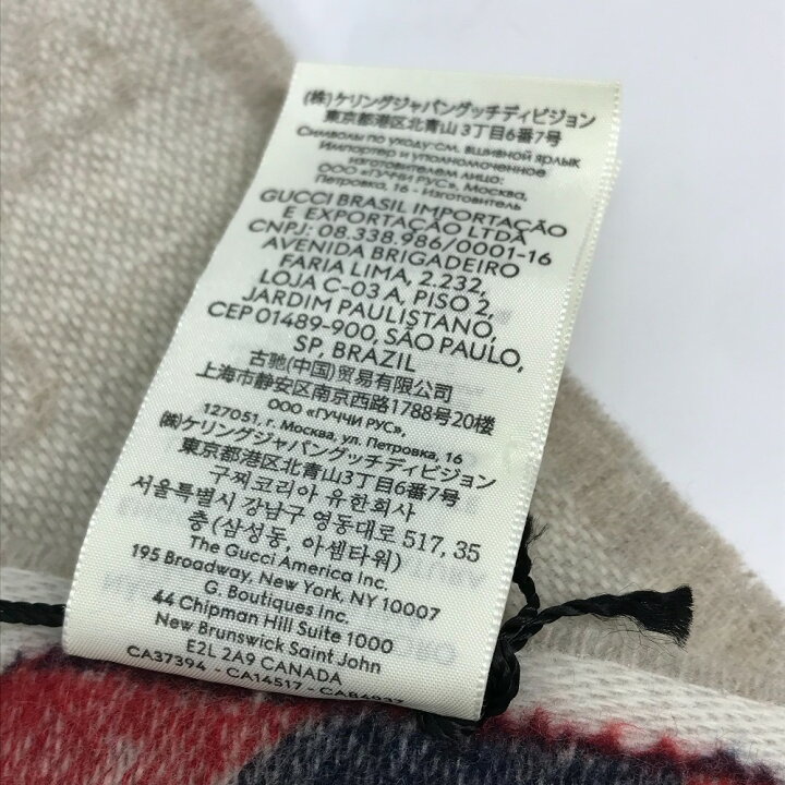 楽天市場】GUCCI グッチ 570603 GG シェリーライン フリンジ マフラー  