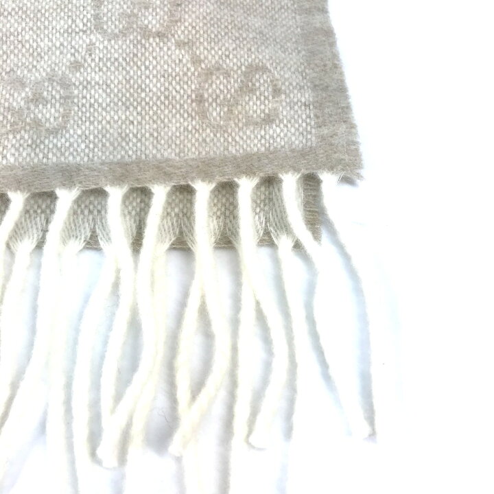 楽天市場】GUCCI グッチ 570603 GG シェリーライン フリンジ マフラー  