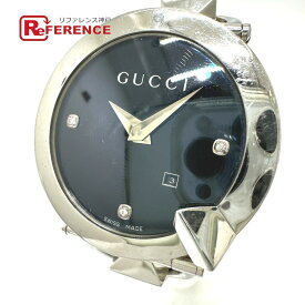 GUCCI グッチ 122.5 ウォッチ キオド 3P ダイヤモンド クォーツ 腕時計 SS メンズ シルバー 【中古】