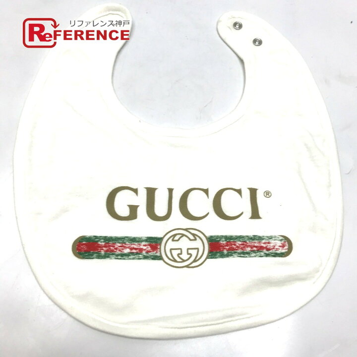 楽天市場】GUCCI グッチ 526565 ベビー 赤ちゃん BABY ロゴ スタイ 