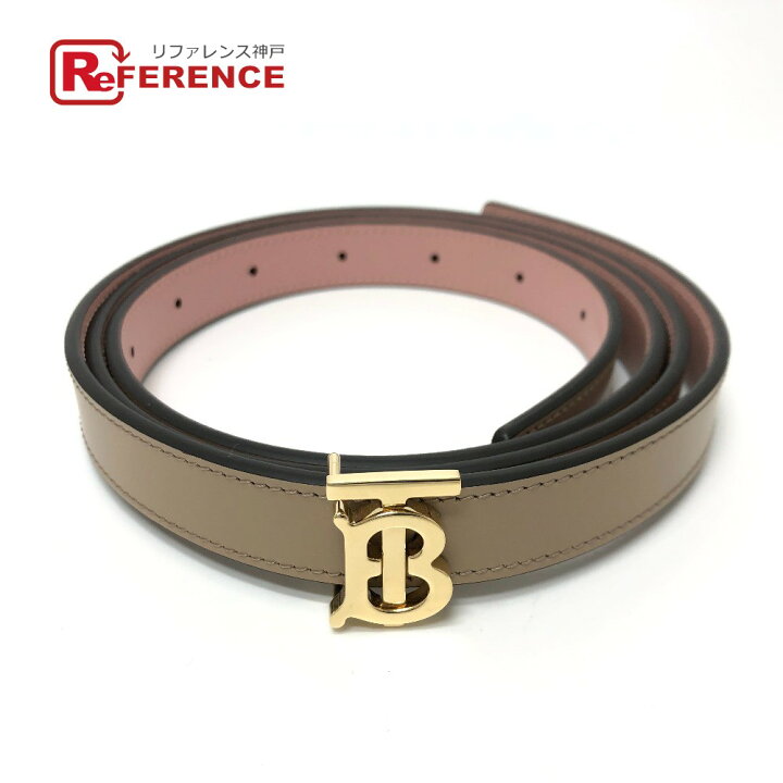 楽天市場】BURBERRY バーバリー TB レザーベルト ベルト レザー 