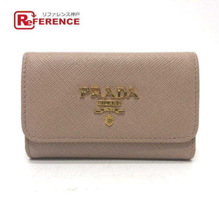 楽天市場】PRADA プラダ 1PG004 ロゴ 4連 キーリング キーケース  