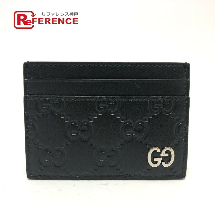 楽天市場】GUCCI グッチ 473927 シマ カードケース レザー メンズ  
