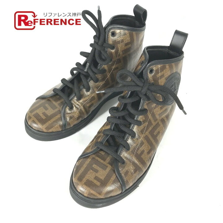 楽天市場】FENDI フェンディ 8E6594 靴 紐 ズッカ ハイカット 