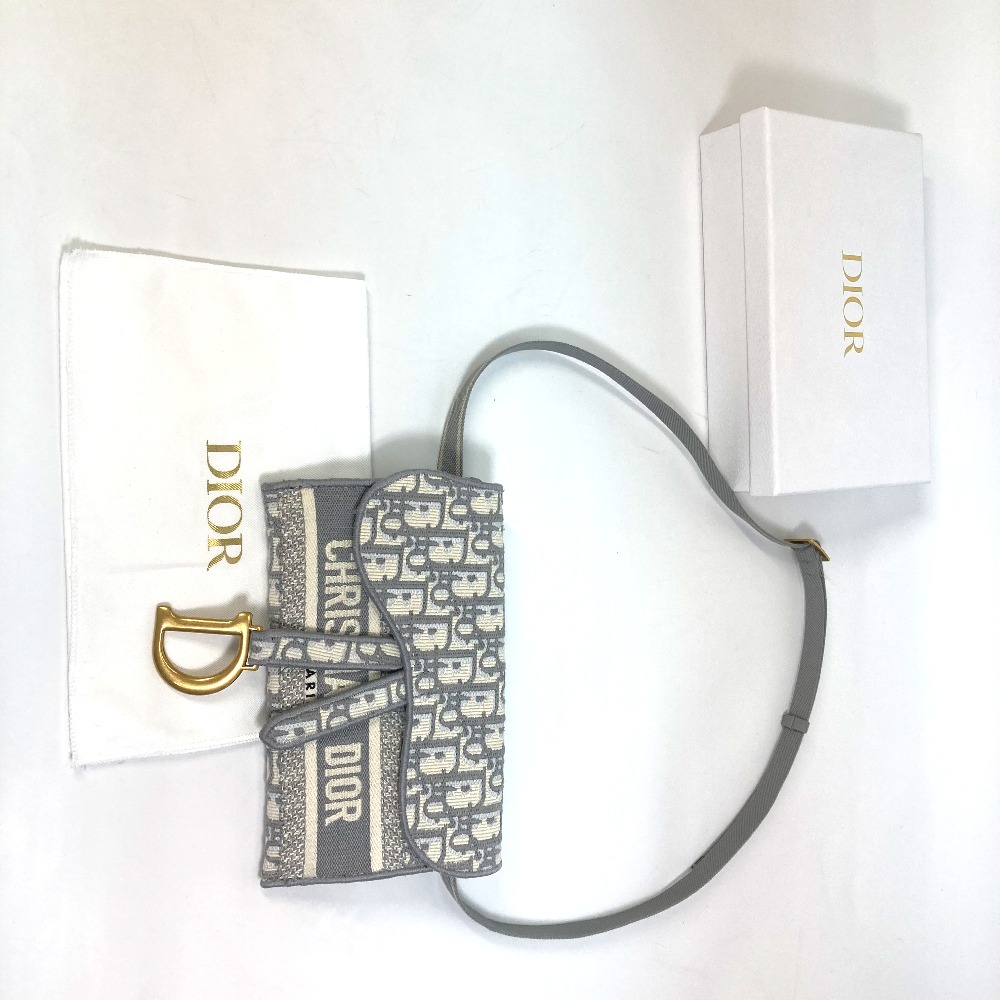 楽天市場】Dior ディオール オブリーク SADDLE サドル スリムポーチ