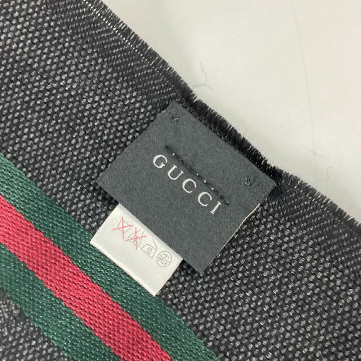 楽天市場】GUCCI グッチ 268941 シェリーライン GG フリンジ マフラー  