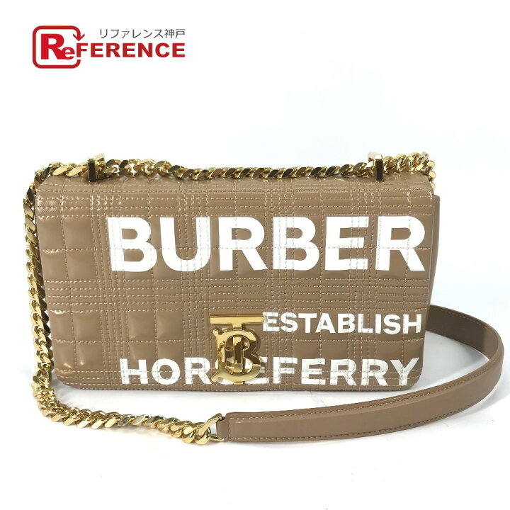 楽天市場】BURBERRY バーバリー 80316171 ロゴ プリント バイカラー TB 