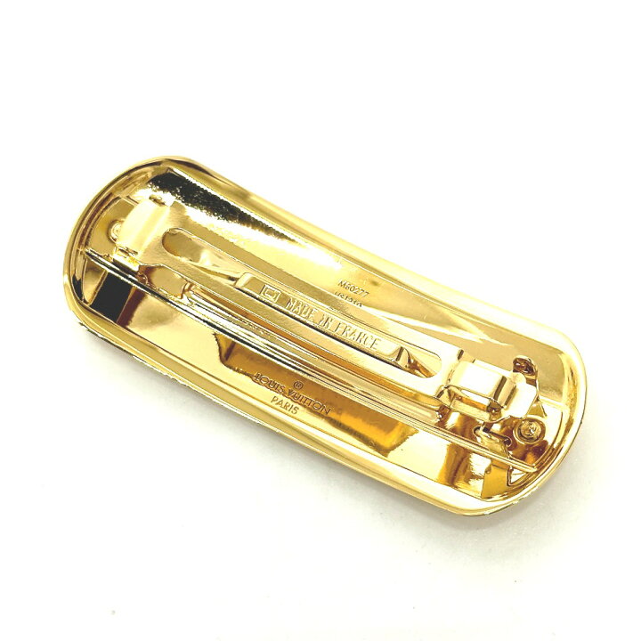 LOUIS VUITTON M80277 Monogram Barrette Nanogram Accessories Hairpin Hair Metal Louis Vuitton Hair Barrettes for Women for sale - eBay main image 2