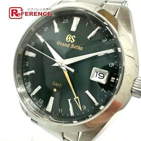 SEIKO セイコー 9F86-0AC0 グランドセイコー 25周年記念 世界限定1200本 GMT クォーツ デイト 腕時計 SS メンズ シルバー 【中古】