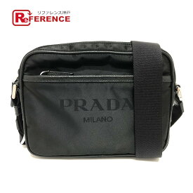 PRADA プラダ 2VH144 トライアングルロゴ カバン ショルダーバッグ ナイロン ユニセックス ブラック 【中古】